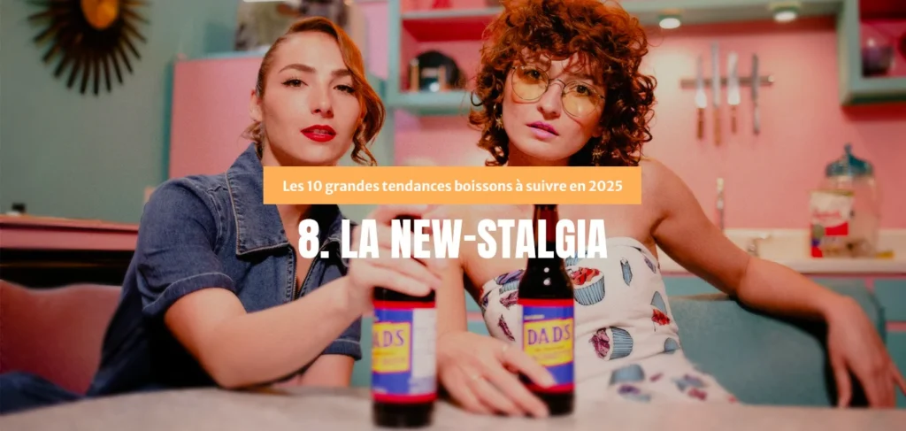 Tendances boissons 2025 : Boissons aux saveurs nostalgiques, le phénomène du "new-stalgia"